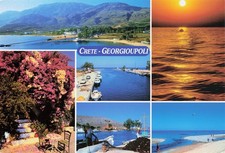 Griechenland -Kreta - Georgioupoli  - Karte gelaufen 1999