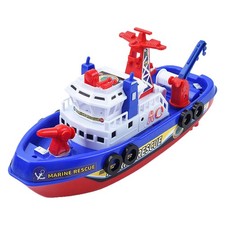 Fire Boat Water Toys Electric Fire Boat Kleinkinder Spielzeug Wasserspiele Spiel