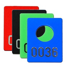 Garderobenmarken aus