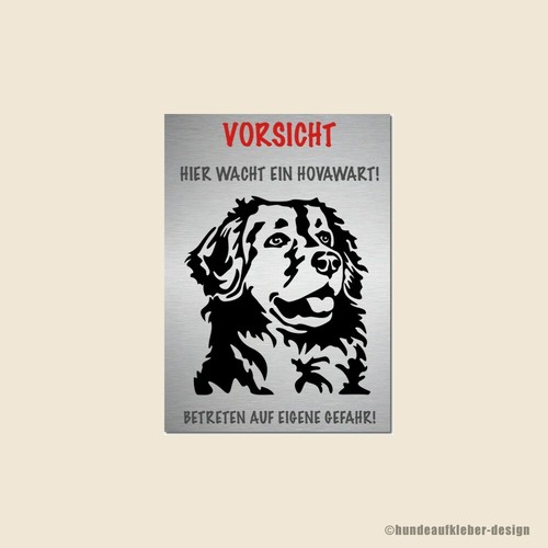 Hovawart warnschild hunde - hovawart,