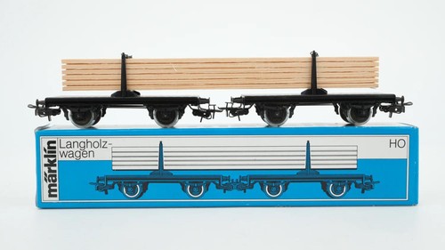 Märklin 4665 langholzwagen - märklin, h0