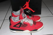 used JORDAN 4 RETRO TORO BRAVO - OVP - Rot, Weiß - Gr. 47 - NIKE ID 308497-603