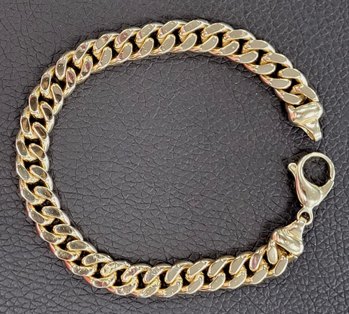 Panzerarmband 585 gelbgold - panzerarmband, 585/-