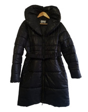 H&M wintermantel damen Gr. M/38 Schwarz winterjacke parka