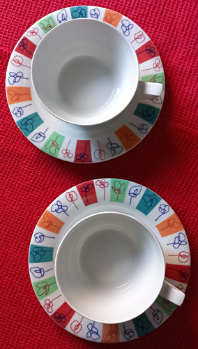 Set kaffee teetassen - 2x,