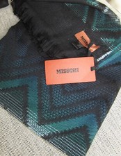 ORIGINAL MISSONI LUXUS SCHAL AUS 100% WOLLE STOLA NEU CHIC! GLAMOUR!!