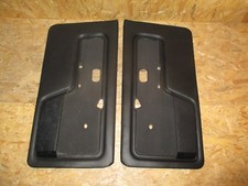 BMW E30 2 Türer Türverkleidung vorne Links Rechts Schwarz Stoff Hahnentritt VVFL
