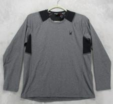 Spyder Shirt Mens Medium Gray