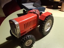 DDR Blechspielzeug  Traktor mit Hänger