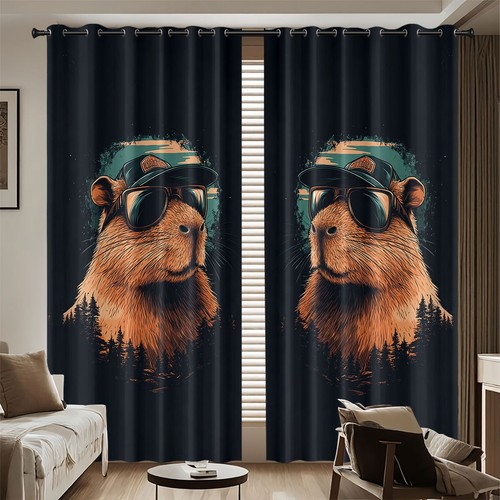 Capybara fenstervorhänge - capybara.13,