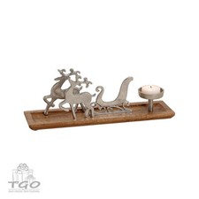 Kerzenhalter- Leuchter  Hirsch