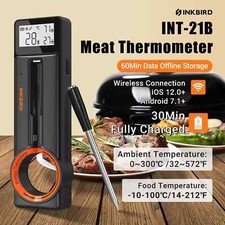 Kabellos Grillthermometer Bluetooth Fleischthermometer Ofen Smoker Grill IP67 DE