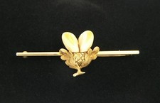 585 GOLD Brosche 14 Karat