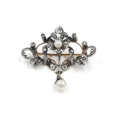 Brosche Anhänge Diamantrosen