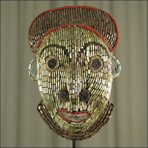 88670 maske bamun - bamun, kamerun