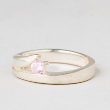 Ring Rosa Stein 925er Silber