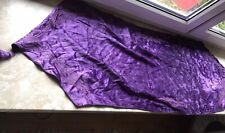 Tischläufer Posamente Tischdecke Tisch-Dekoration Indien Orient Samt Lila Shabby