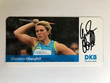 original sign. Autogrammkarte