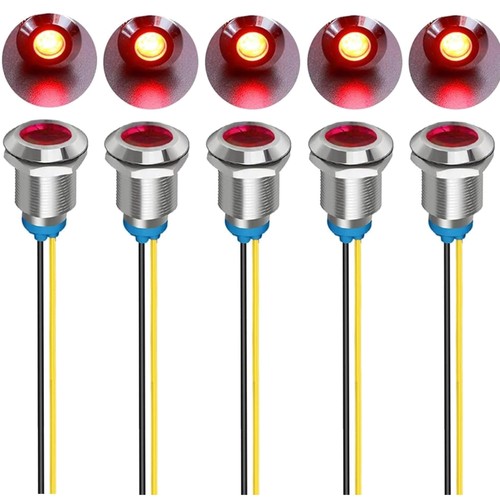 Led metallanzeigeleuchte 12mm - led,