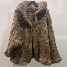 Damen Mantel Echt Kaninchen