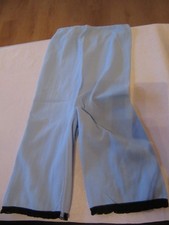 Vintage Helanca Nylon Schlüpfer mit Bein GR  42 - 44  hellblau, schwarz Neu
