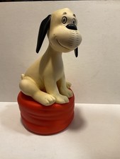 3 x 9 TV Hund Wum Goebel Figur Comicfigur Gummi (Wum und Wendelin) Loriot 15 cm