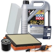 INSPEKTIONSPAKET + 5L 5W-30 FÜR FORD FIESTA 5 FUSION 1.25 1.4 1.6 BJ 01-12