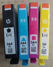 4x Original HP 364XL