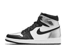 Nike Air Jordan 1 Retro High Silver Toe 38 44,5 Silber Schwarz Disco