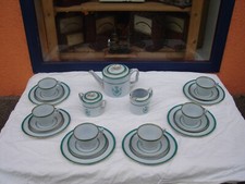 Spode Copeland, Newburyport Grün, Teeservice, 6 Pers. 21 Tlg.