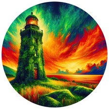 8x lighthouse 9x9 cm car