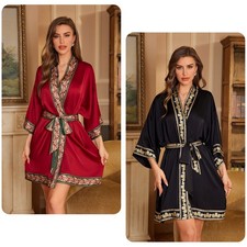 Kimono nachthemd morgenmantel - nachthemd,