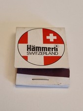 Streichholzheftchen, Hämmerli AG, Sportwaffen, Sportwaffenfabrik, Switzerland