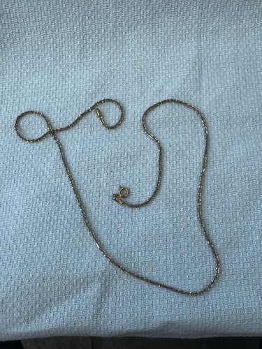 Collier kette aus gelb - kette,