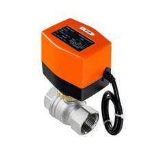 FSA Motorkugelhahn Set Edelstahl 316 1" 12V DC Richtungskontrolle Mutter Messing