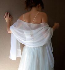 Stola weiss ivory bordo Schal zu Brautkleid Ballkleid Abendkleid KleiParty neu