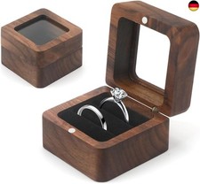 Ringbox, Ringbox Hochzeit, Ringschatulle, Ringbox Holz, Quadratische Ring Box