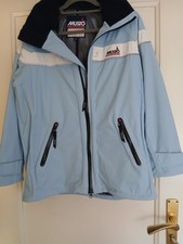 Musto Performance Damen Jacke Neuwertig Hellblau mit Kapuze Größe 40