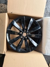 1X Original VW Scirocco III 13 Aluminiumfelge 19 Zoll Lugano Schwarz 1K8601025S