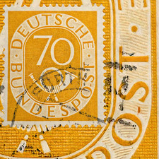 BRD Posthorn Plattenfehler