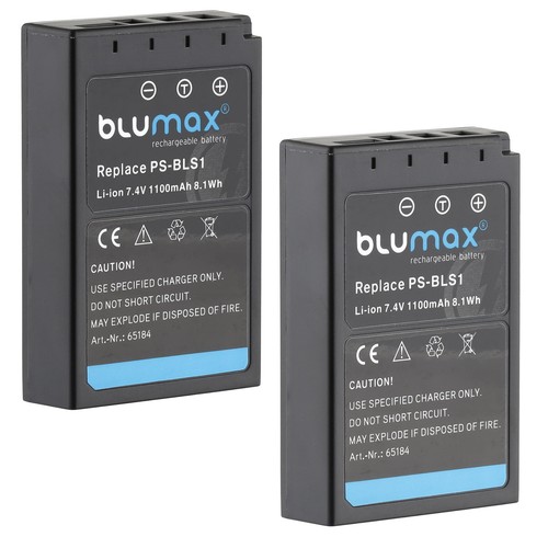 Blumax akku für olympus - 2x,