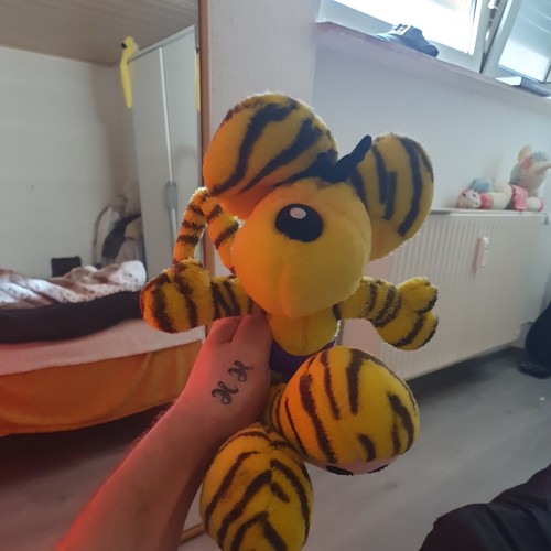 Diddl maus tiger gelb - maus, schwarz