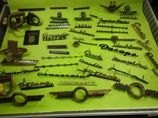 Schriftzüge und Zierelemente