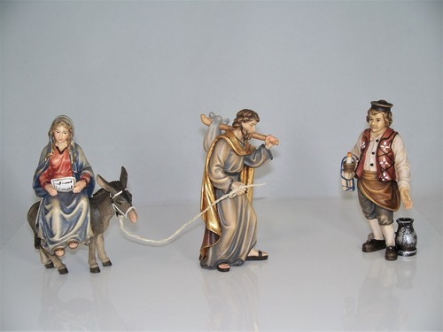 Holz krippen figuren set - holz,