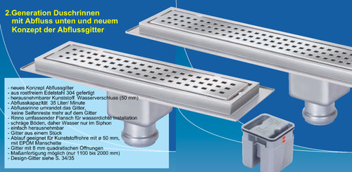 Drainlux duschrinne edelstahl - drainlux,