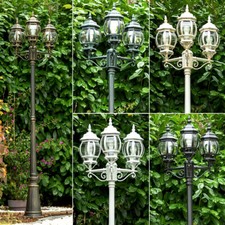 3-flammige klassische Außenkandelaber Wege Kobe Garten Terrasse Einfahrt IP44