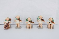 Wendt und Kühn, 5 Musikanten Engel Streichinstrumente Geige und Cello #L7