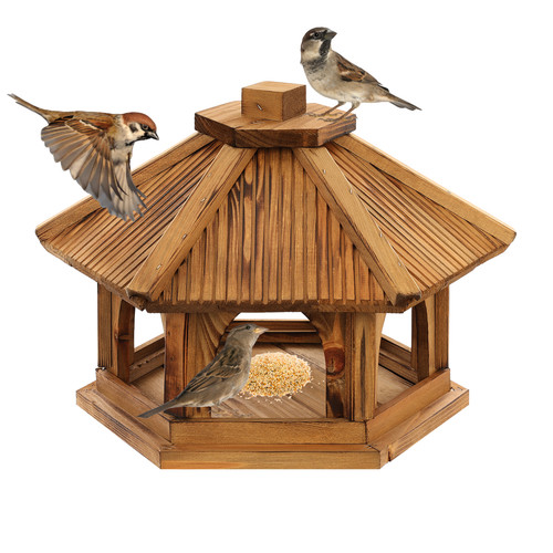 Vogelhaus aus holz - vogelhaus,