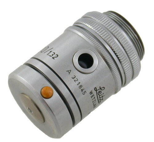 Leitz leica microscope lens - leitz,