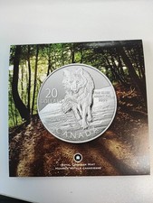 Canada Kanada - 20 Silber Dollar - Rotluchs - im Folder - unc
